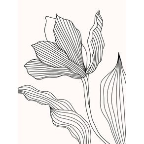LINE ART - FLOWER 04