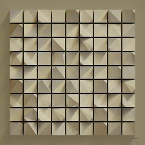 SQUARE OF POINTY CUBES