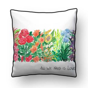 ALMOFADA - LOVE IS ALL WE NEED! SQUARE - 42 X 42 CM