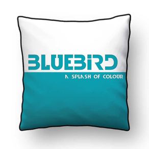 ALMOFADA - BLUEBIRD - A SPLASH OF COLOUR - 42 X 42 CM