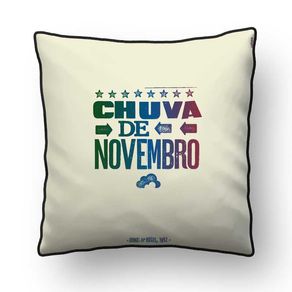 ALMOFADA - CHUVA DE NOVEMBRO (QUADRADO) - 42 X 42 CM