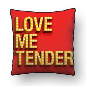 ALMOFADA - LOVE ME TENDER VEGAS - 42 X 42 CM