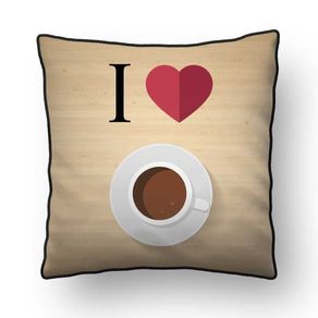 ALMOFADA - I LOVE COFFEE II - 42 X 42 CM
