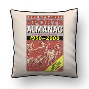 ALMOFADA - SPORTS ALMANAC - 42 X 42 CM