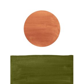 MINIMALISM OLIVE GREEN AND TERRACOTTA