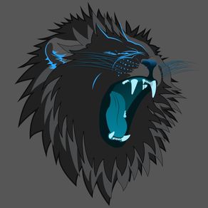 NEON BLACK LION'S ROAR - KING OF THE JUNGLE SERIES