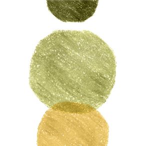 GREEN AND YELLOW CIRCLE