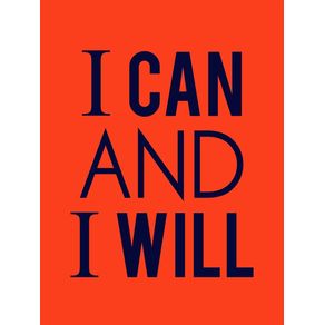 TIPOGRAFICO I CAN AND I WILL - 01C