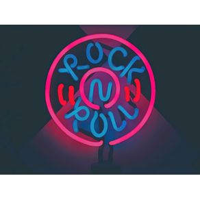 ROCK AND ROLL NEON