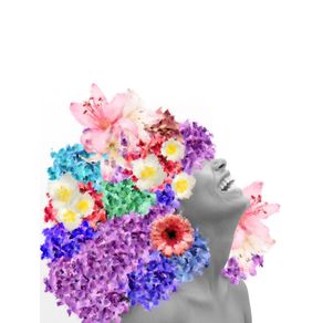 GIRL WITH FLOWERS V