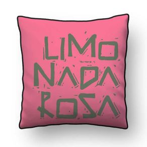 ALMOFADA - LIMONADA ROSA - 42 X 42 CM