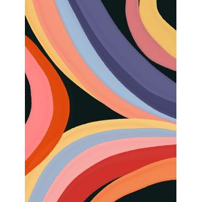 ABSTRACT RAINBOW LINES