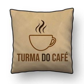 ALMOFADA - TURMA DO CAFÉ - 42 X 42 CM