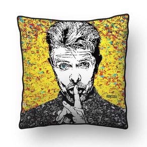 ALMOFADA - DAVID BOWIE 2 ANDRE BESSELL - 42 X 42 CM