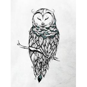 POETIC SNOW OWL