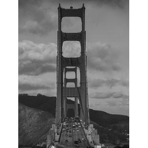 GOLDEN GATE BRIDGE - BLACK AND WHITE 2 - SAN FRANCISCO - CALIFÓRNIA