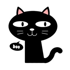 CAT BLACK BOO