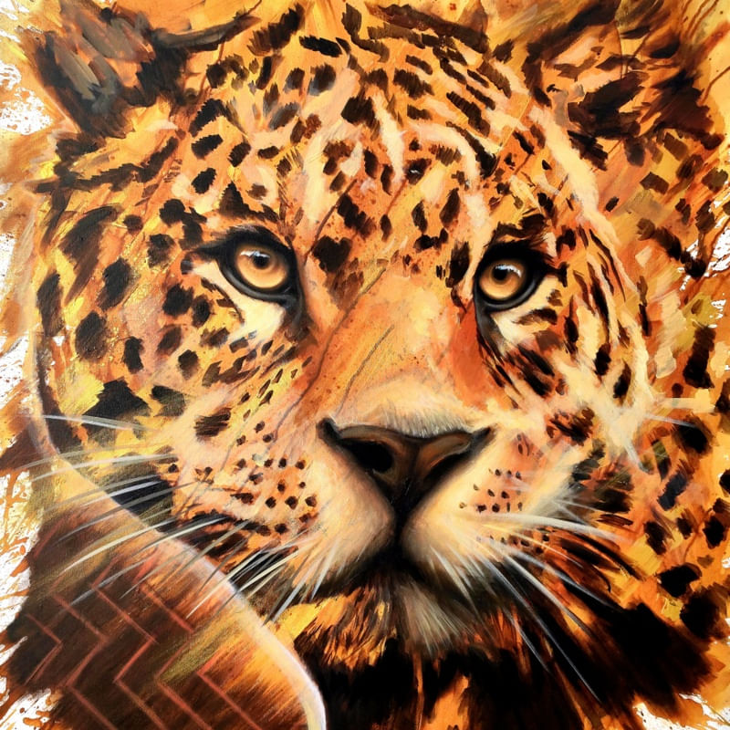 Tigre em PRINTS - Animais - Animais 2 120 X 90 CM – urbanarts