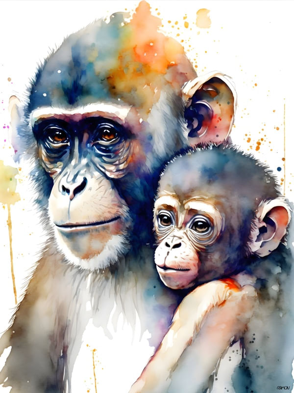 Macaco--prego em PRINTS - Animais - Animais 2 – urbanarts