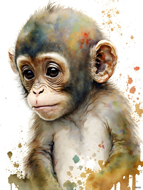 Macaco--prego em PRINTS - Animais - Animais 2 – urbanarts