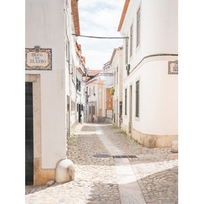 WHITE STREET IN PORTUGAL