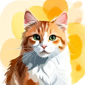 YELLOW CAT 02 BY AI