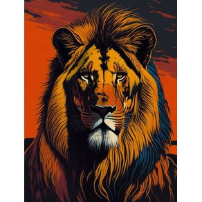 LION COLOR BY AI