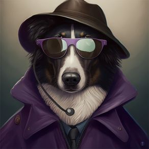 DOGS IN OUTFIT - BORDER COLLIE BY AI