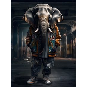 FASHIONED ELEPHANT BY AI