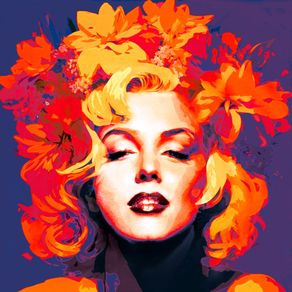 MARILYN WITH BLOSSOMS II