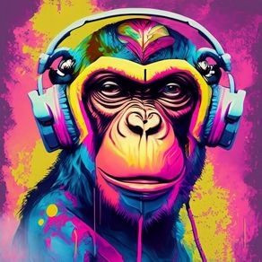 MONKEY COLOR 02 BY AI