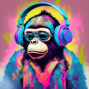 MONKEY COLOR 01 BY AI