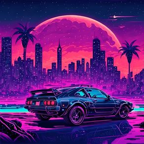 CARRO SYNTHWAVE 2 BY AI