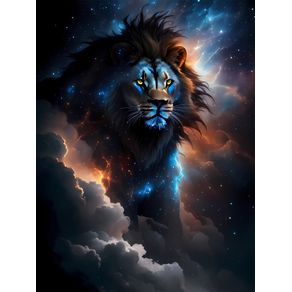LION IN THE SPACE BY AI