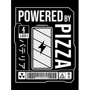 POWERED BY PIZZA - BLACK LABEL