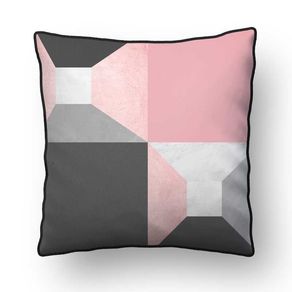 ALMOFADA - MARBLE AND PINK 02 - 42 X 42 CM
