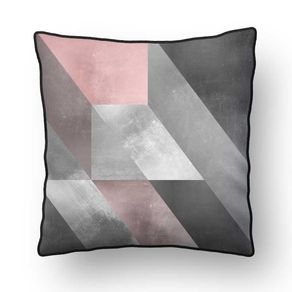 ALMOFADA - MARBLE AND PINK 09 - 42 X 42 CM