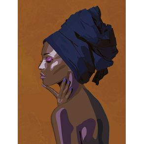 ABSTRACT WOMAN WITH TURBAN 2