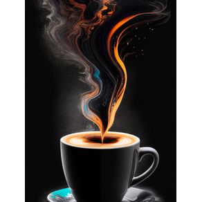 BLACK COFFEE CUP BY AI