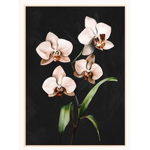 WHITE ORCHID FLORAL ART 1