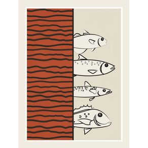 ABSTRACT FISHES ON A WAVE 3