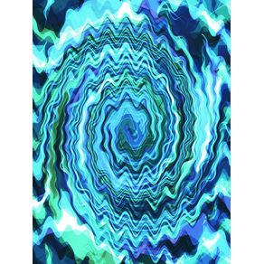 BLUE GROOVY SWIRL MARBLE ABSTRACT