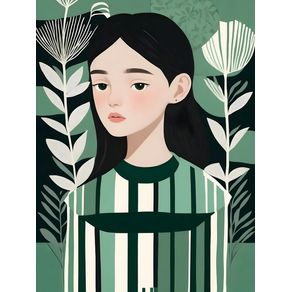 YOUNG GIRL VERDE BY AI