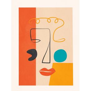 ABSTRACT FACE LINE DESIGN 05