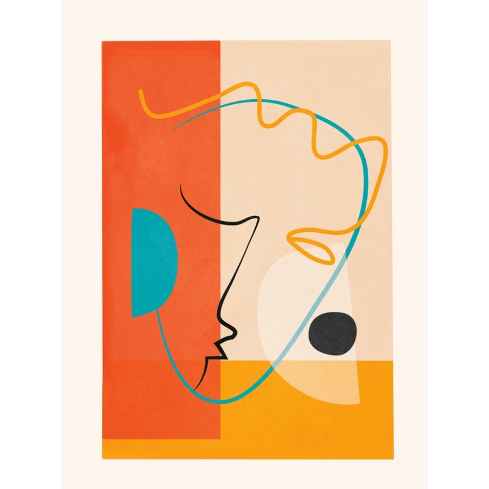 ABSTRACT FACE LINE DESIGN 06 - urbanarts