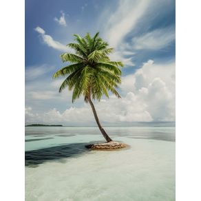 MALDIVES COCONUT TREE I BY AI POR PÂMELA STASCZAK