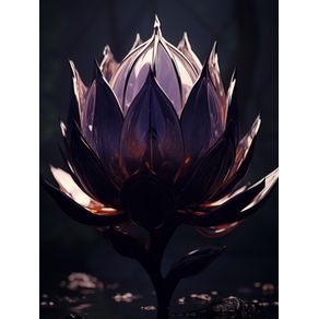 GLASS LOTUS FLOWER - 02A BY AI