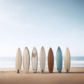 SURF VIBES - SURF BOARD- BY AI