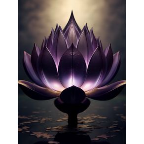 GLASS LOTUS FLOWER - 07A BY AI