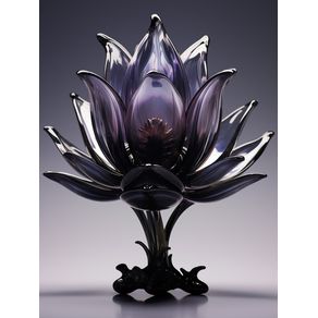 GLASS LOTUS FLOWER - 09A BY AI